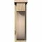 Ekena Millwork Del Monte Rough Sawn Corbel w/Backplate, Douglas Fir, 6"W x 12"D x 20"H COR06X12X20DEL01RDF - alternate 2